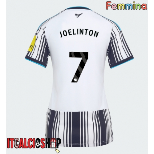 Newcastle United Joelinton #7 Prima Maglia Femmina 2026-27 Manica Corta